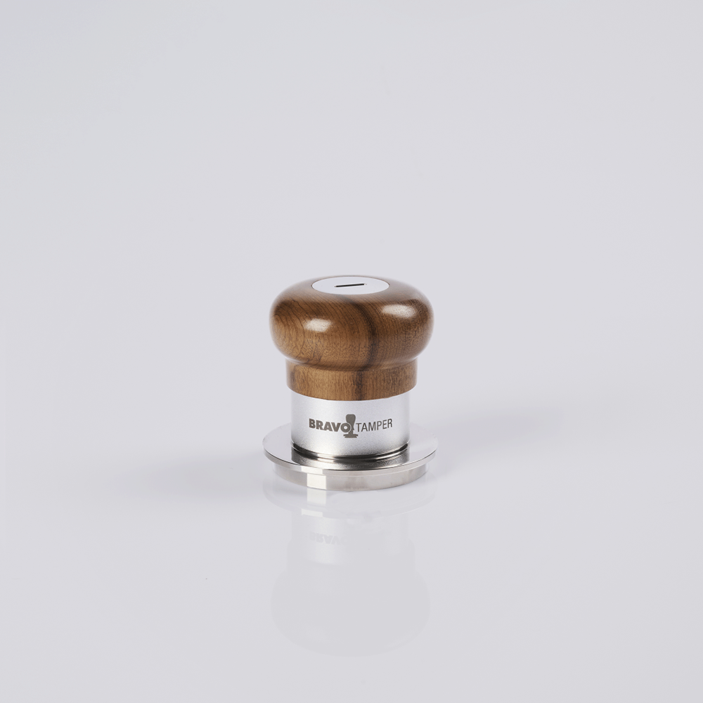 Bravo Pressure Regulating Mini Tamper - Light Wood Handle